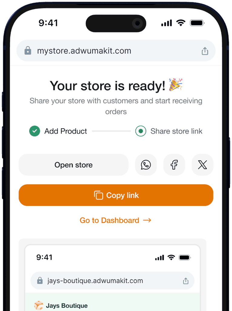 Add your products